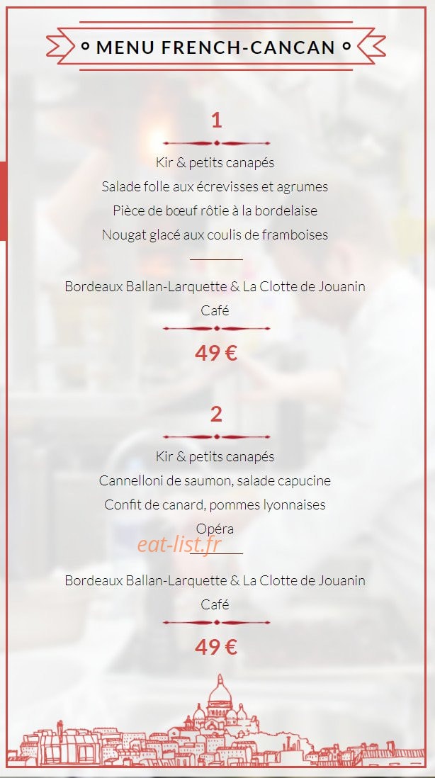 La Bonne Franquette — carte page 11