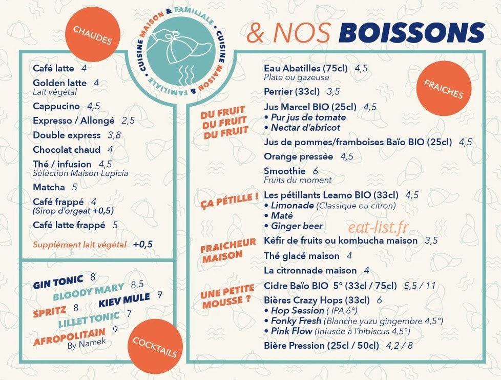 La Casquette — carte page 3