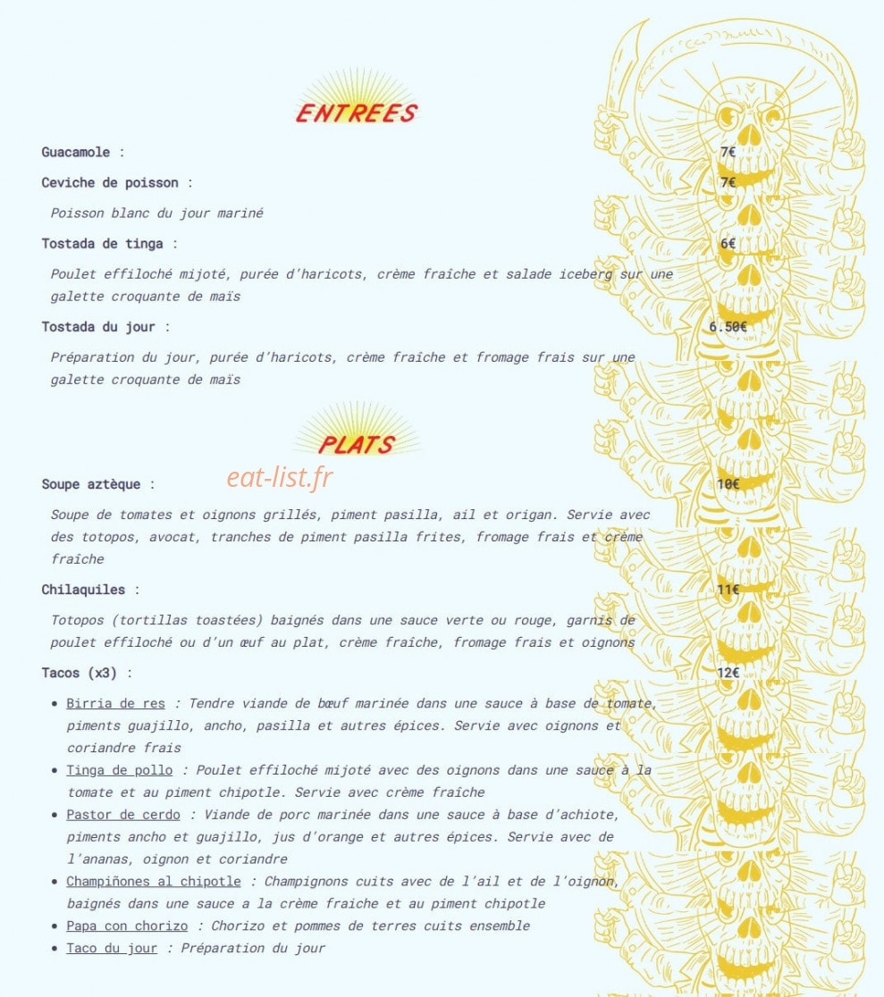 La Chingada — carte page 1