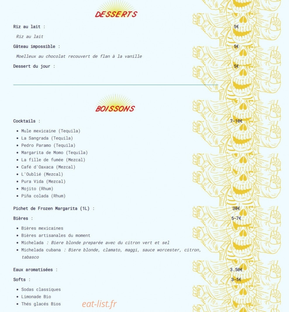 La Chingada — carte page 2