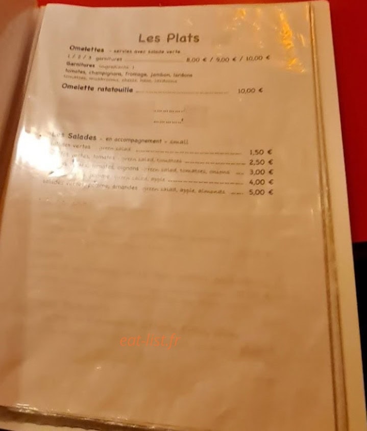 La Galette du Moulin — carte page 2