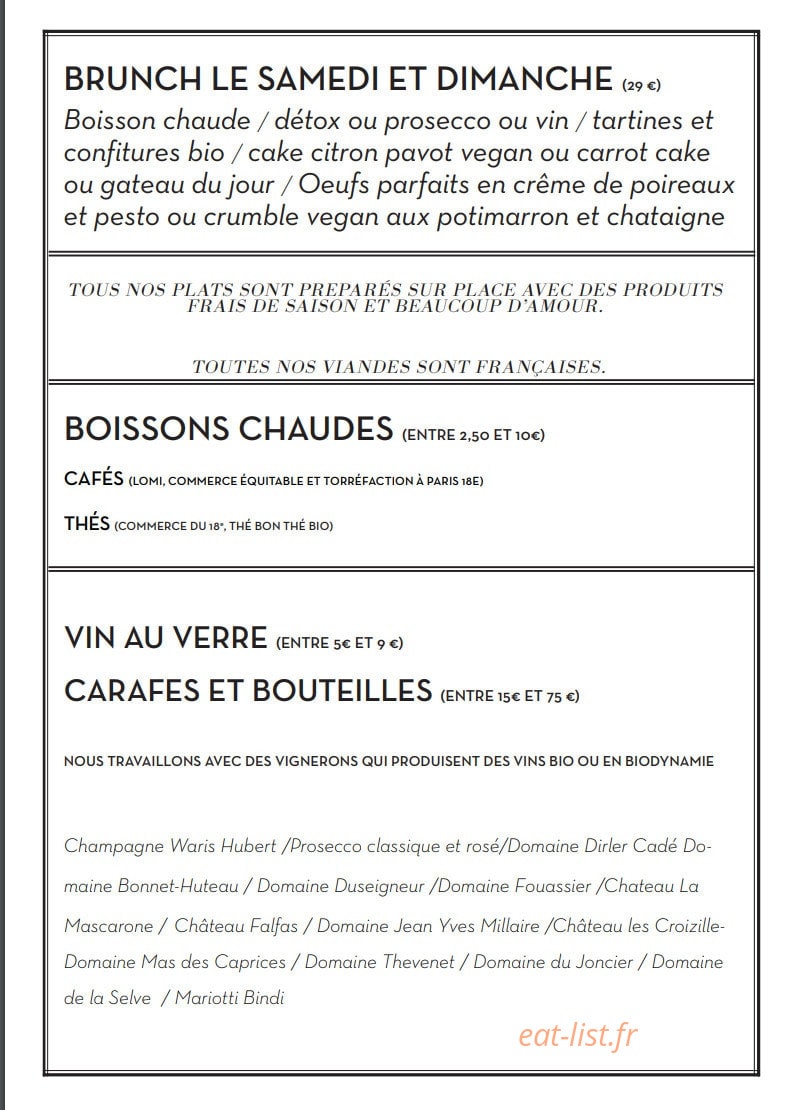 La Maison Rose — carte page 2