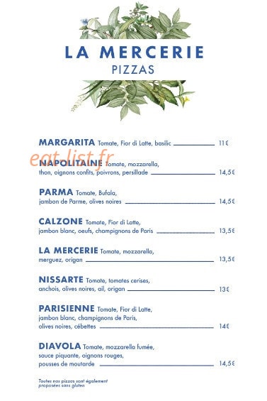 La Mercerie — carte page 3