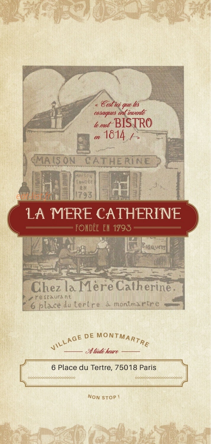 La Mère Catherine — carte page 8