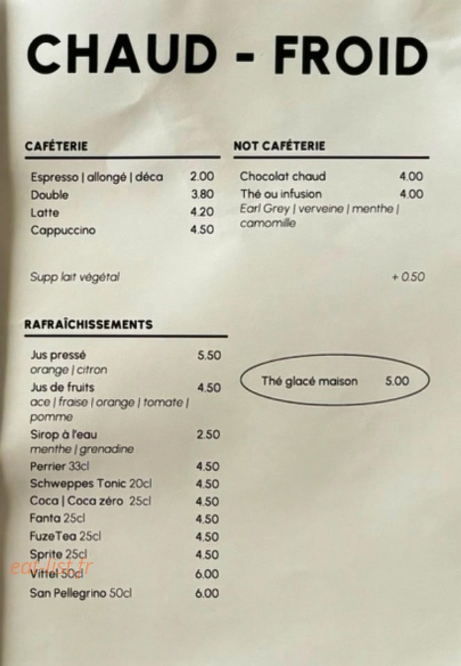 La Niche — carte page 3