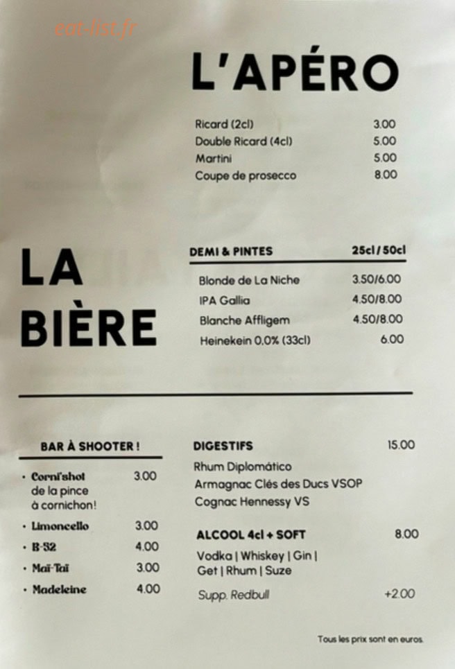 La Niche — carte page 4