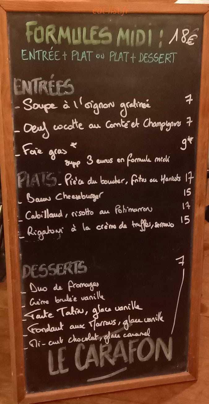 La Niche — carte page 1