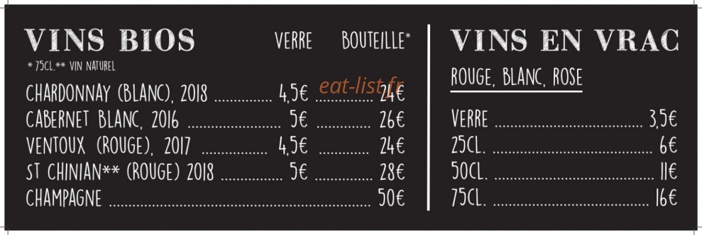 La Recyclerie — carte page 2
