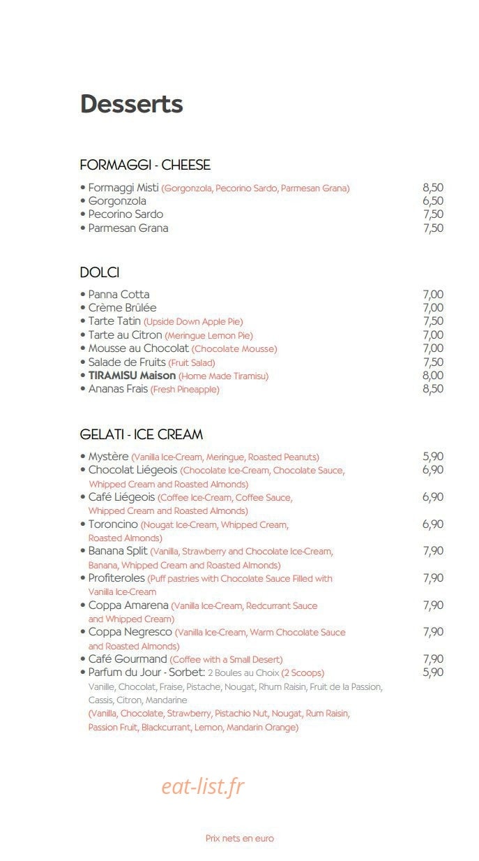La Scuderia Del Mulino — carte page 8