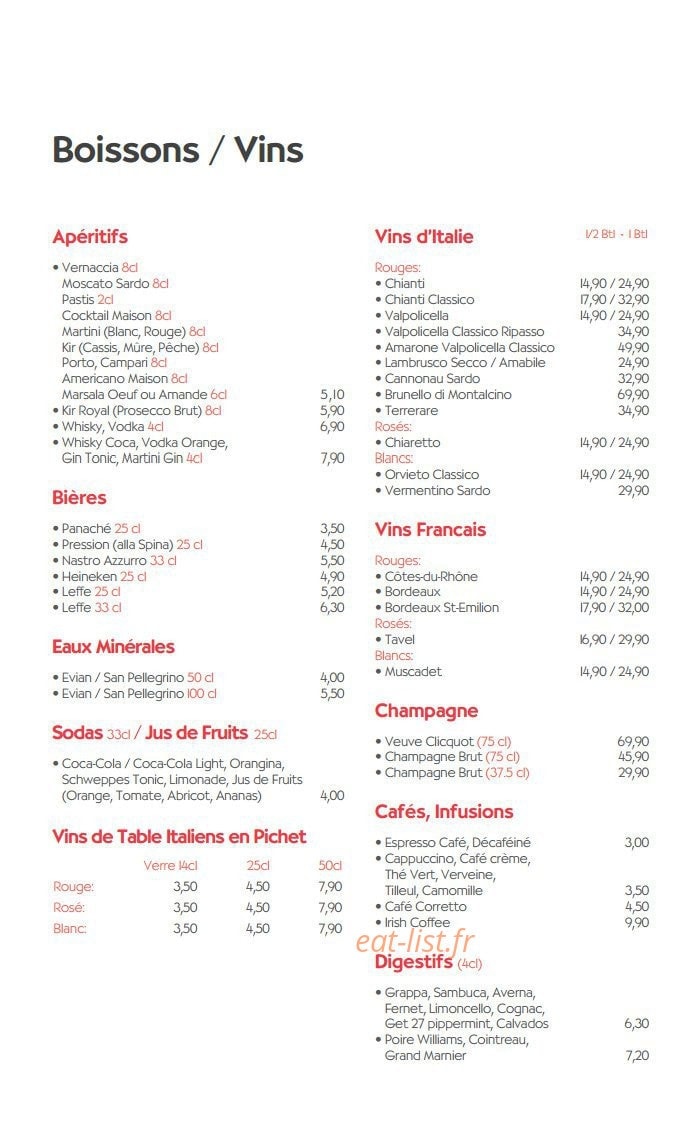 La Scuderia Del Mulino — carte page 9