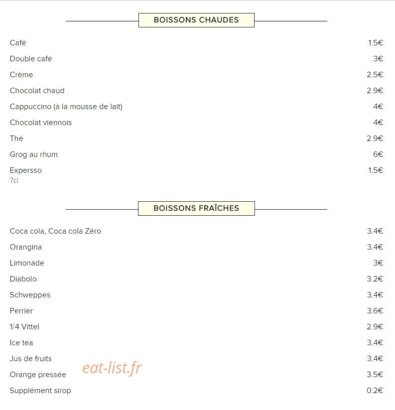 La Terrasse — carte page 2