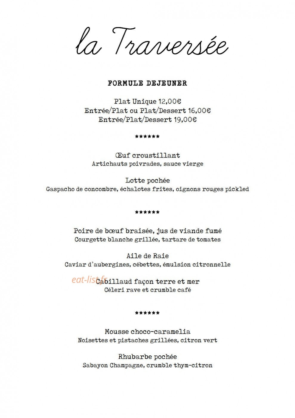 La Traversée — carte page 2