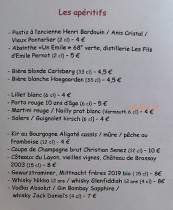 La Vache et le Cuisinier — carte page 3