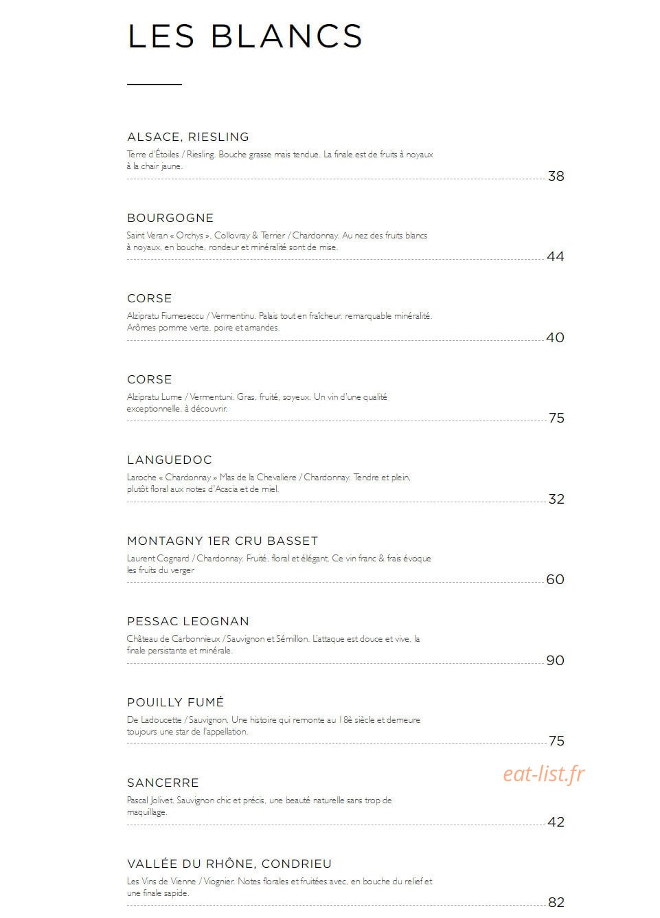 Le Bimbo — carte page 5