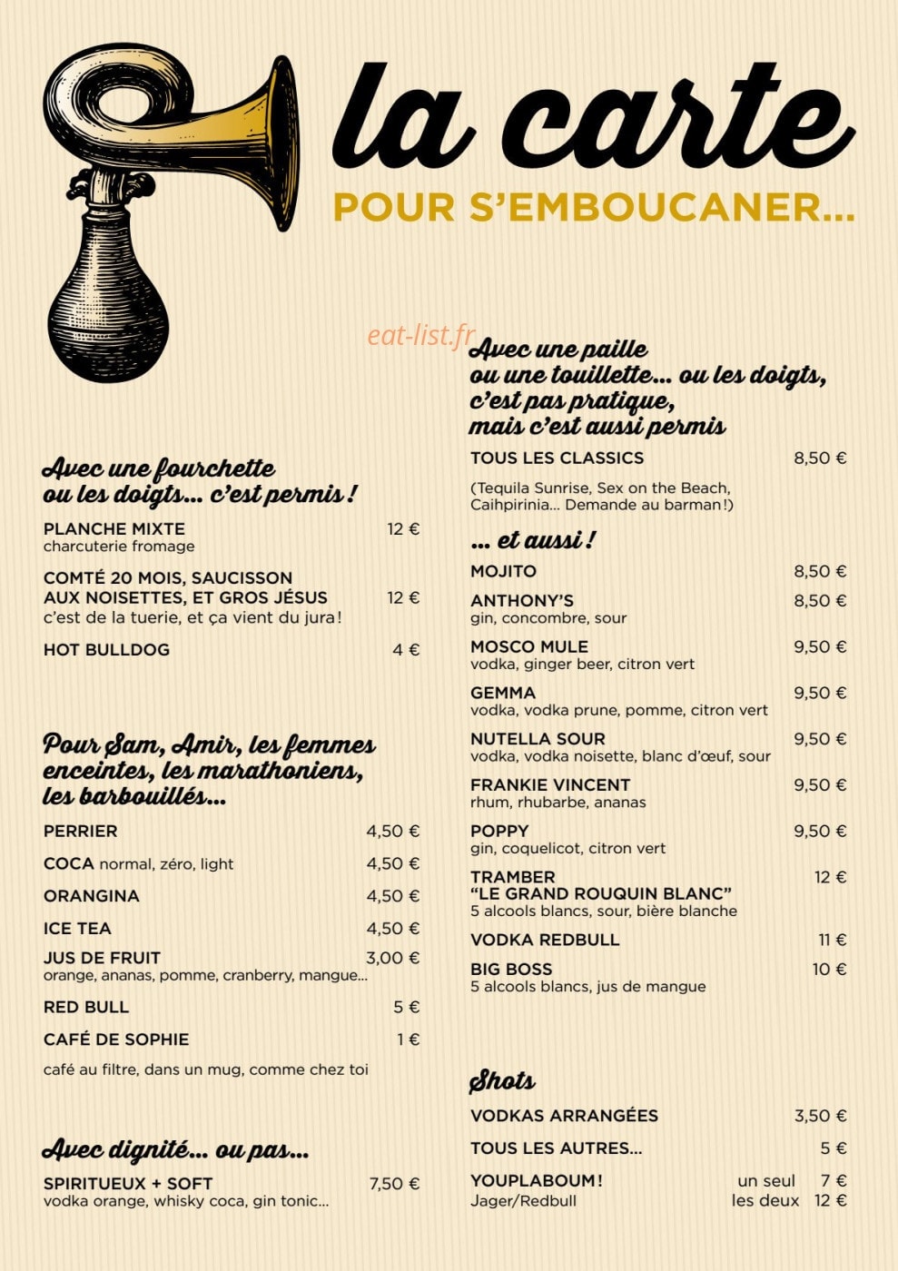 Le boucan — carte page 1