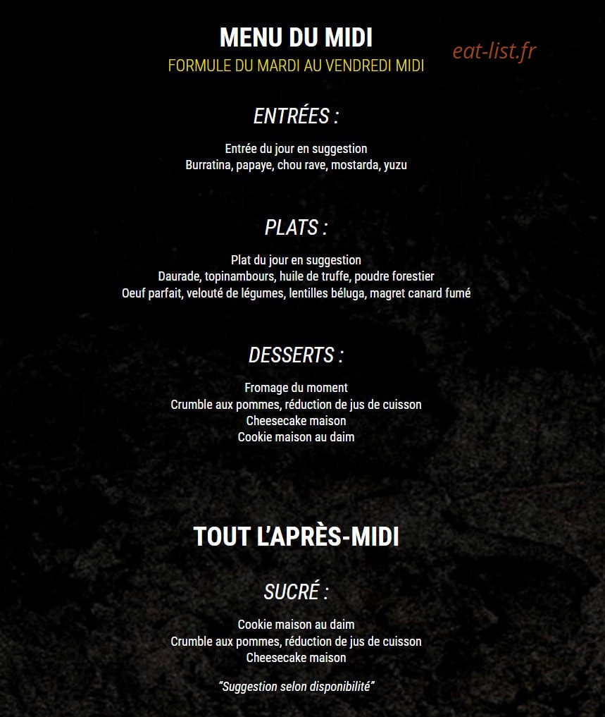 Le Café Neon — carte page 2