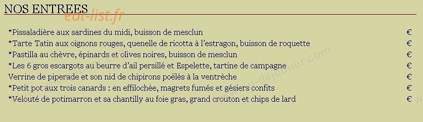 Le Chant des Oliviers — carte page 1