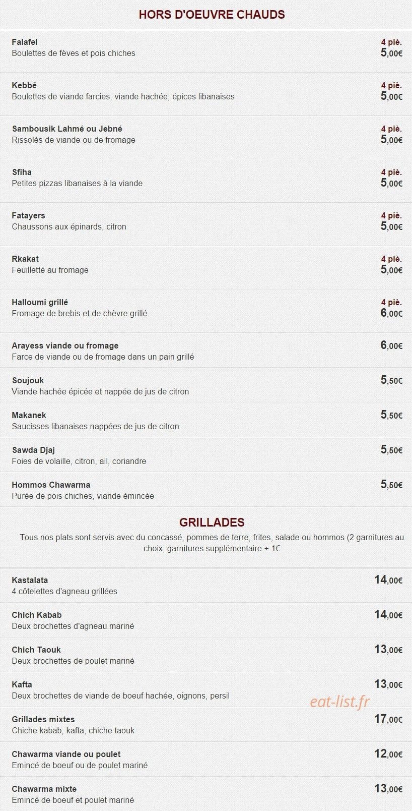 Le Grand Phénicien — carte page 2