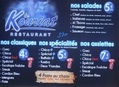 Le Kouriat — carte page 1