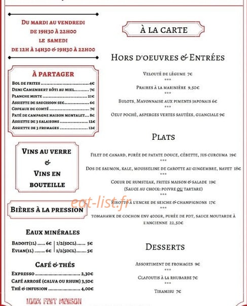 Le Normandie — carte page 1