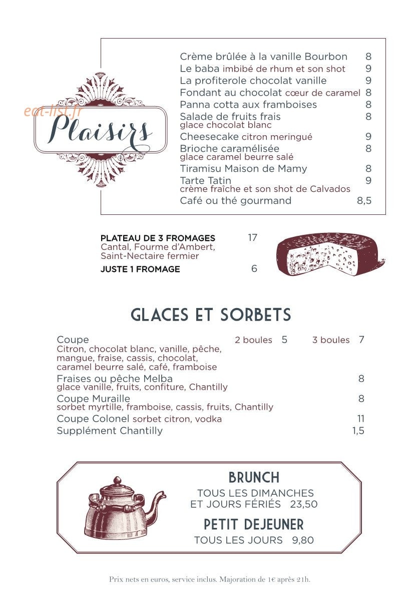 Le Pigalle — carte page 8