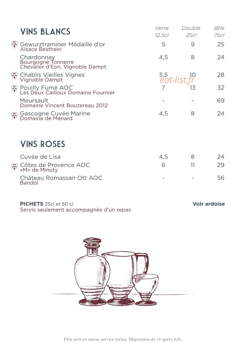 Le Pigalle — carte page 10