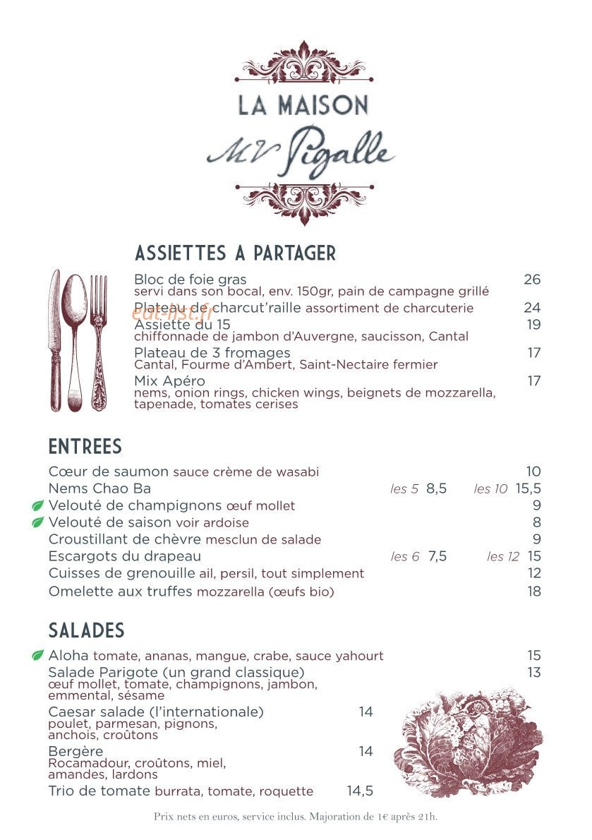 Le Pigalle — carte page 5