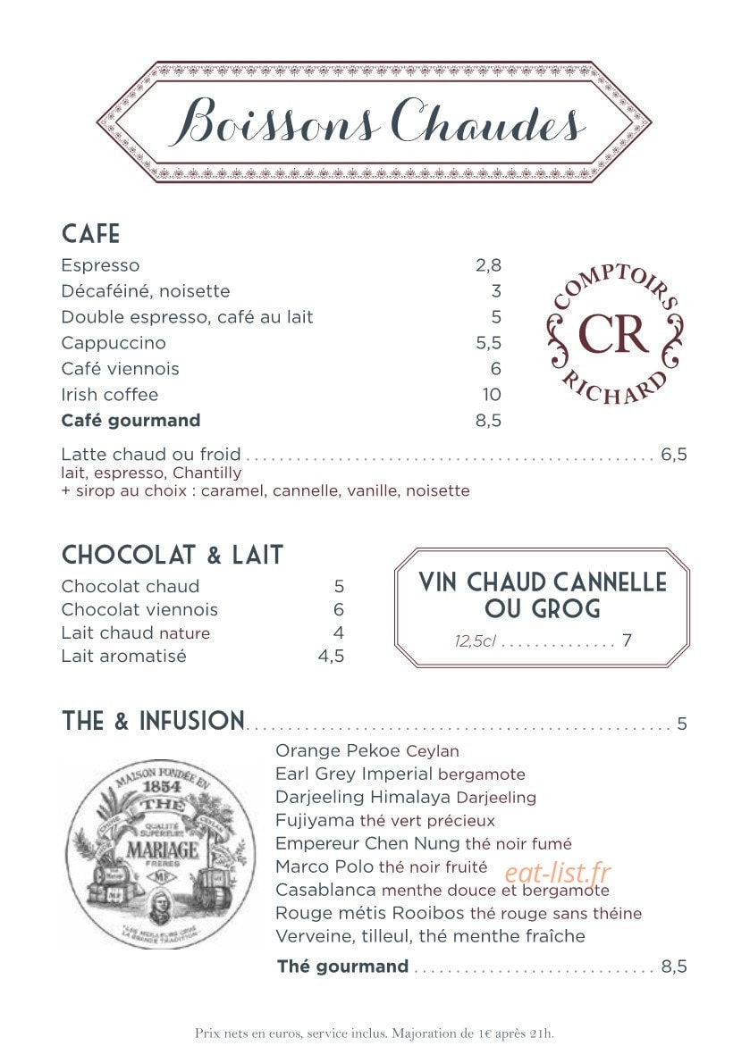 Le Pigalle — carte page 11