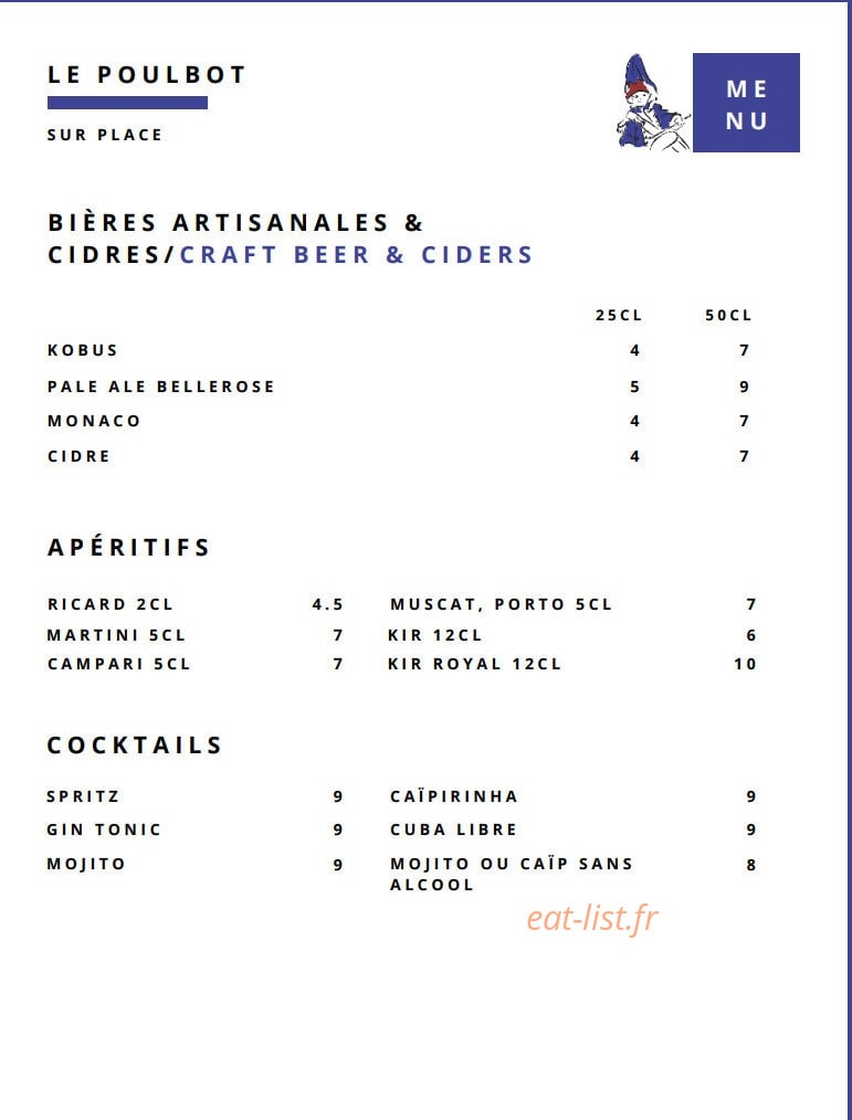 Le poulbot — carte page 6