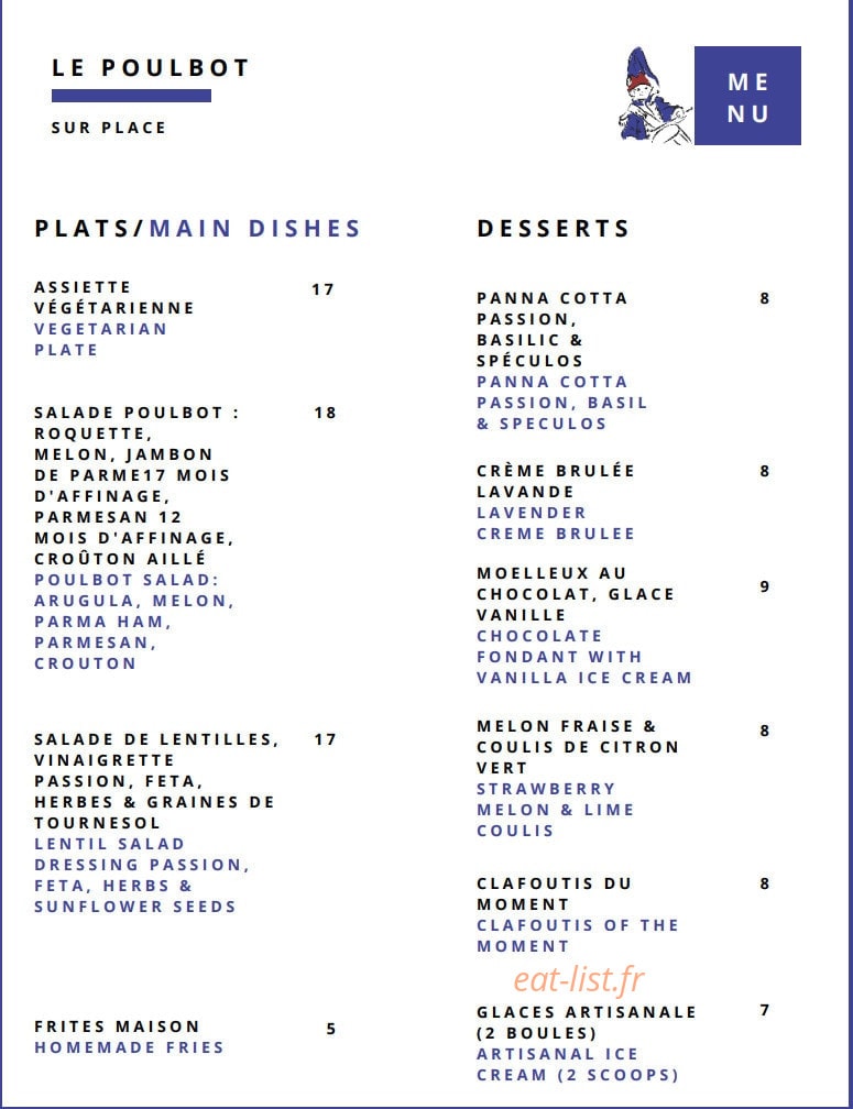 Le poulbot — carte page 2