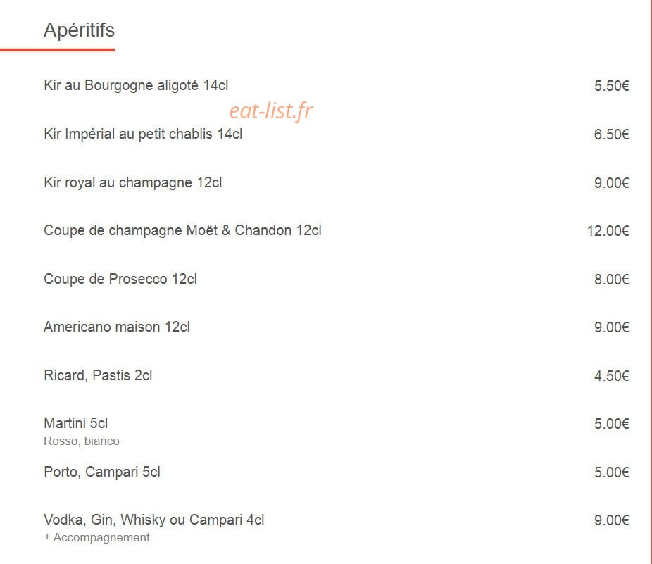 Le Relais De La Butte — carte page 8