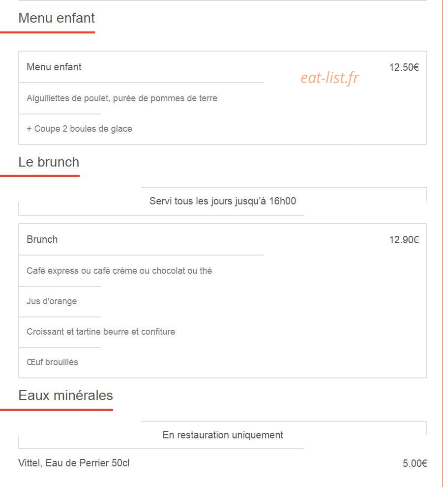Le Relais De La Butte — carte page 4
