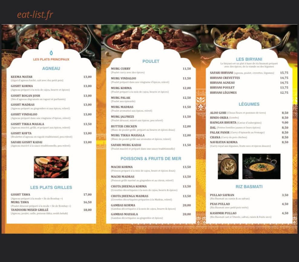 Le Safari — carte page 2