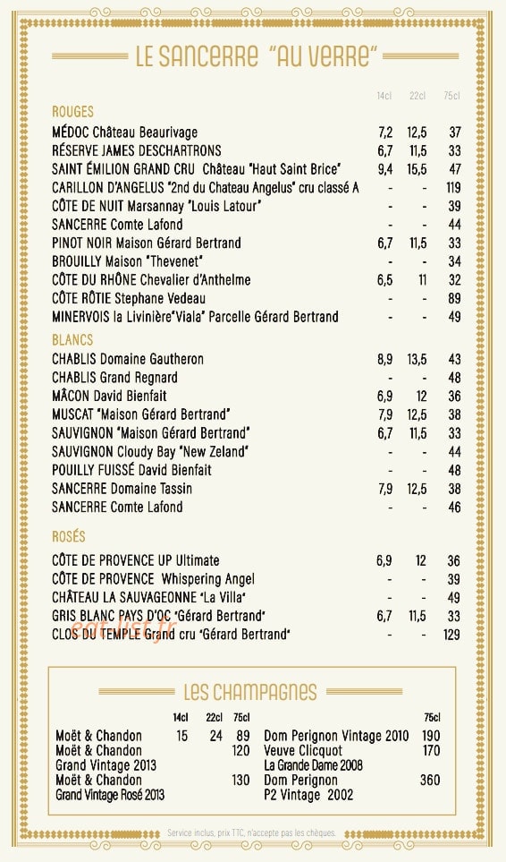 Le Sancerre — carte page 4