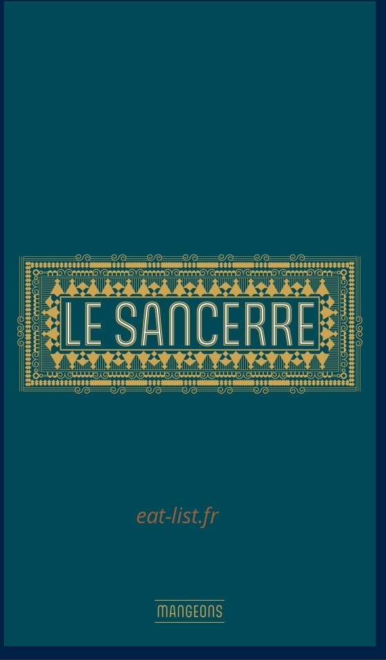 Le Sancerre — carte page 1