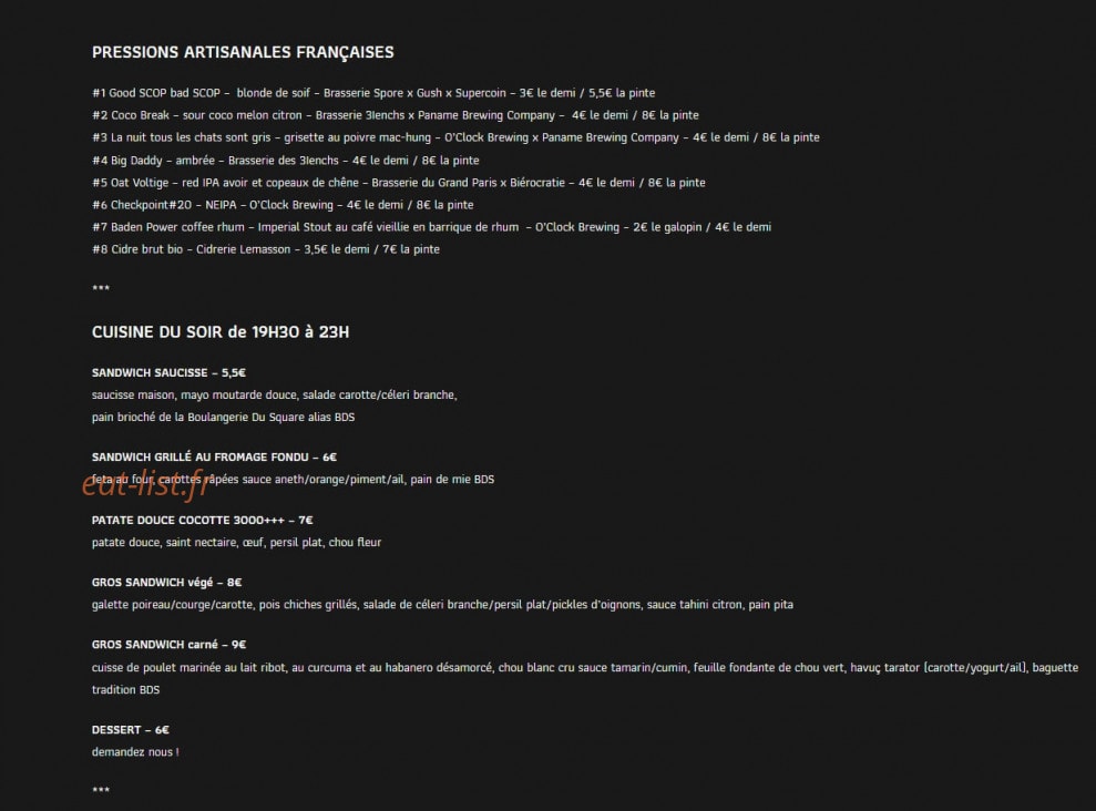 Le Supercoin — carte page 1