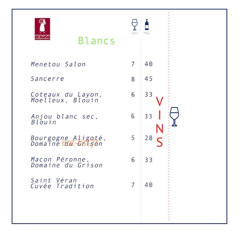 Le Tagada Bar — carte page 6