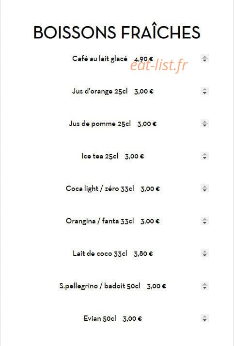 Les nouilles heureuses — carte page 6