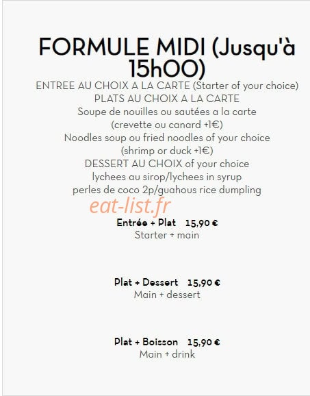 Les nouilles heureuses — carte page 4