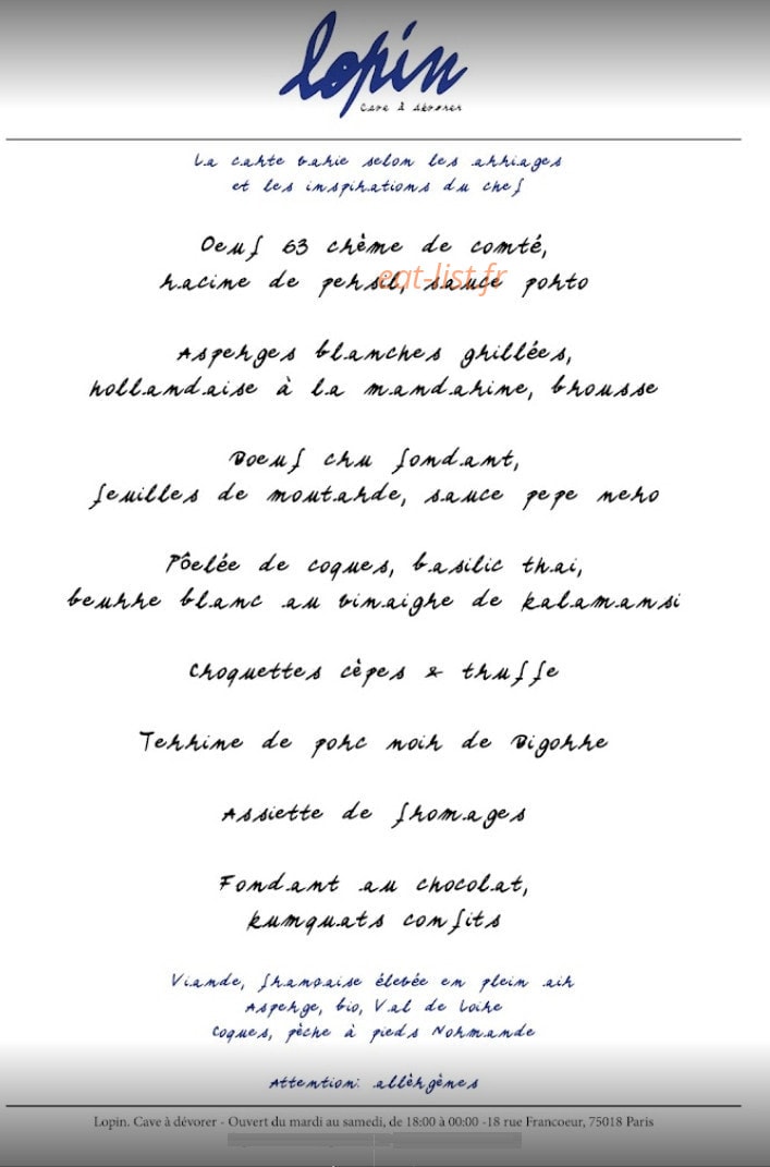 Lopin — carte page 1