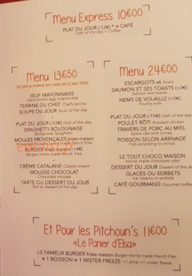 Lou Pitchoun's — carte page 2