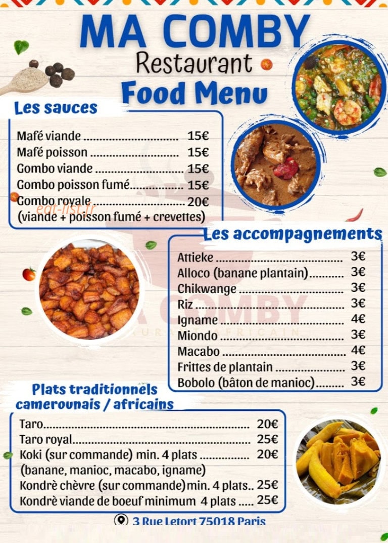 Ma Comby — carte page 2