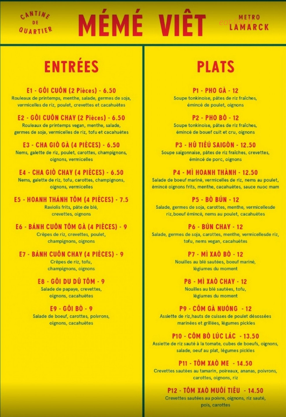 Mémé Viet — carte page 1