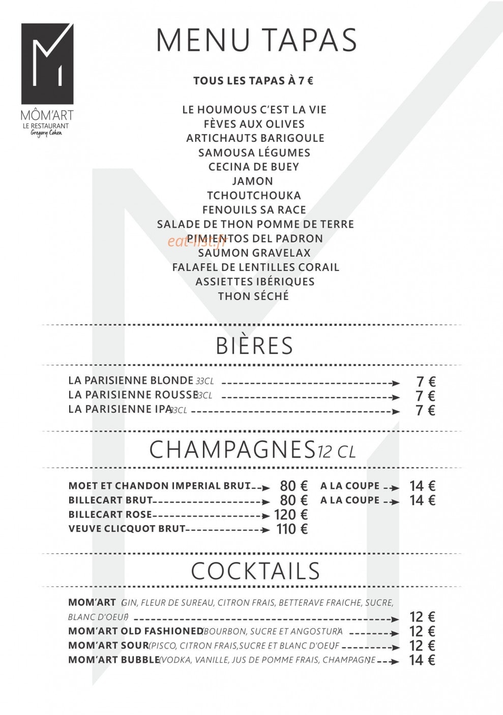 Môm'Art — carte page 3