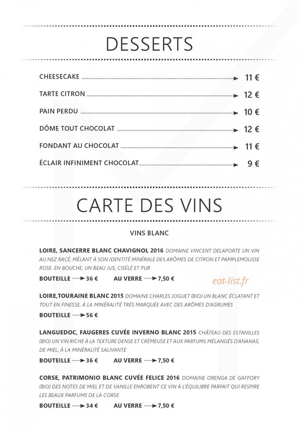 Môm'Art — carte page 2