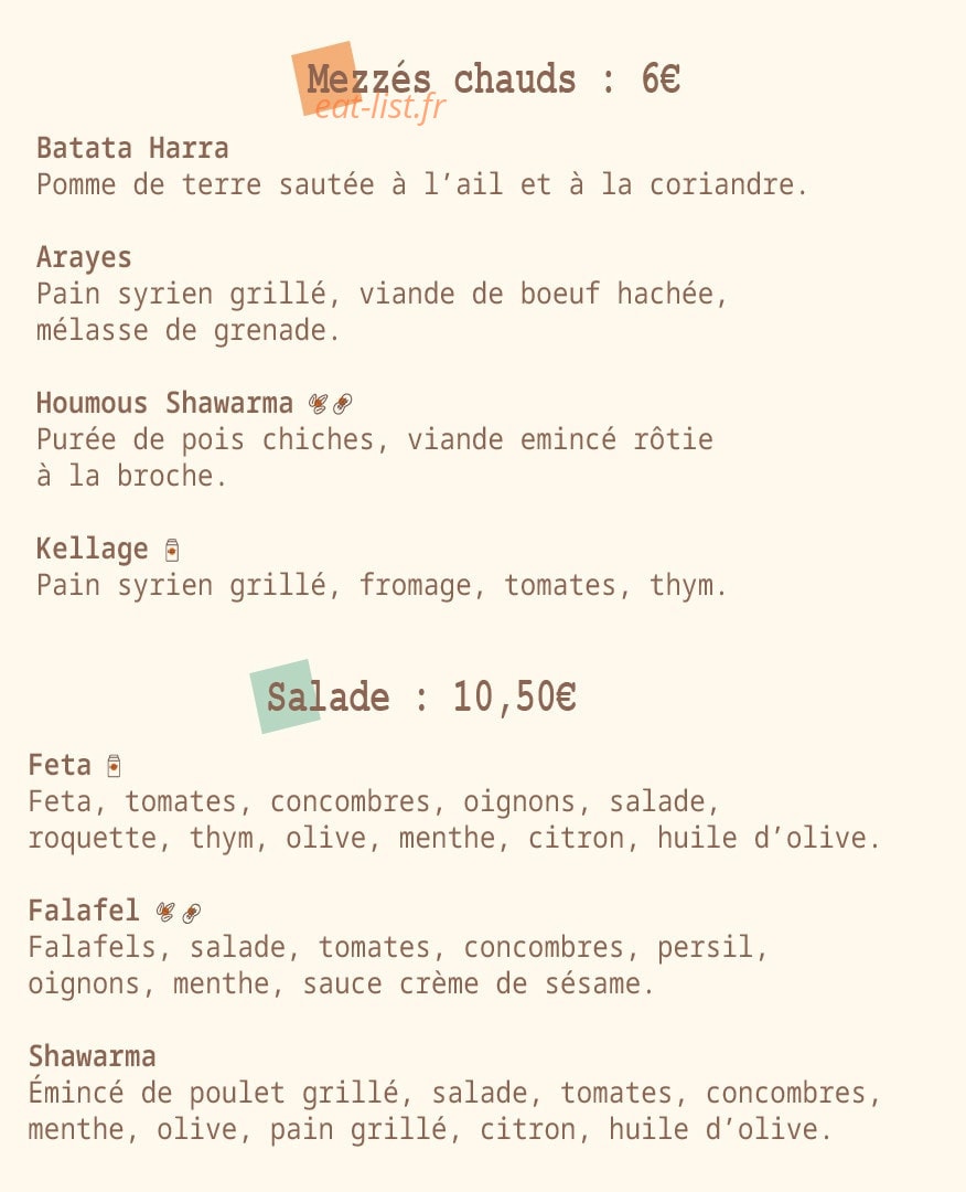 Mosaïco — carte page 5