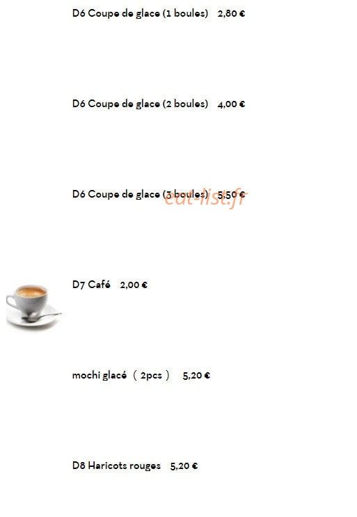 Mr noodle — carte page 18