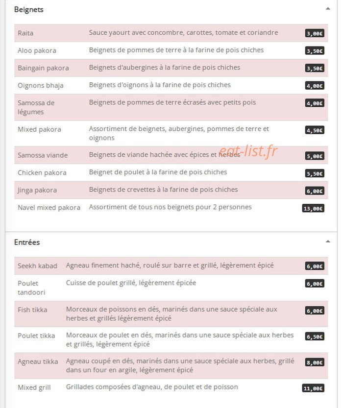 Navel — carte page 1