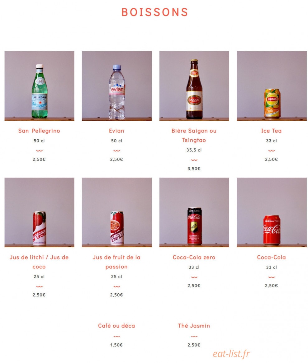 Notre cantine — carte page 4