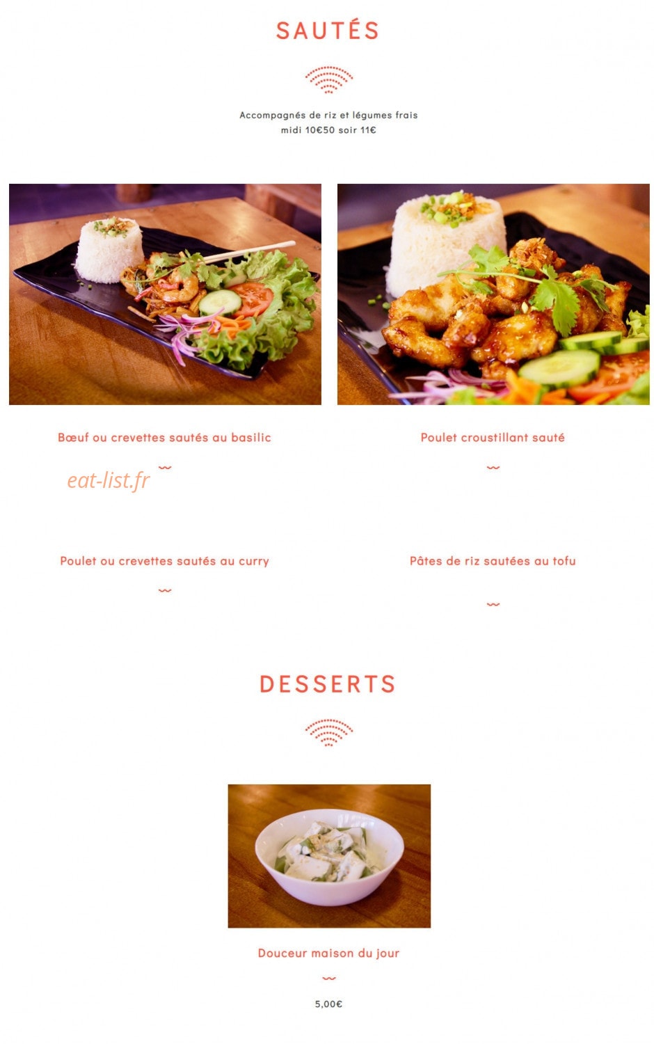 Notre cantine — carte page 3